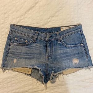Rag & Bone cut-off shorts